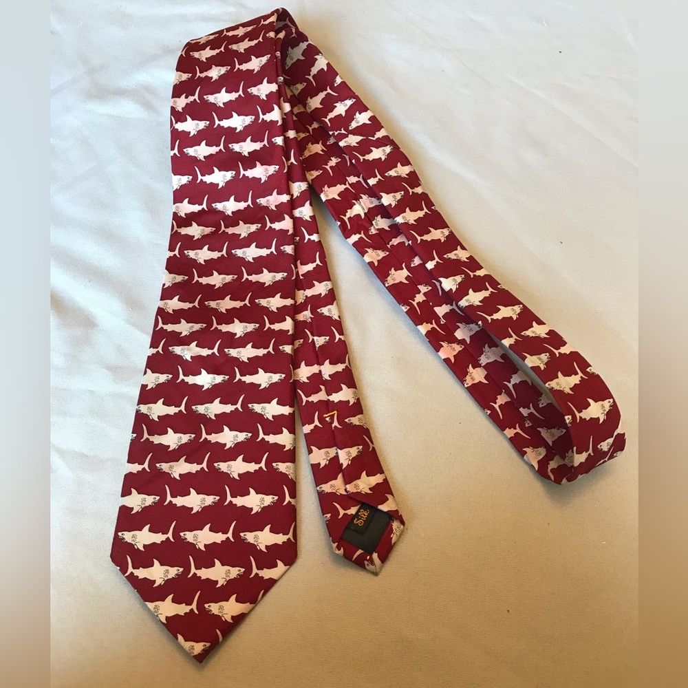 Josh Bach shark tie